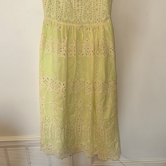 BORGO DE NOR
NINET BRODERIE ANGLAISE MAXI DRESS IN YELLOW size 6 US - Picture 6 of 13